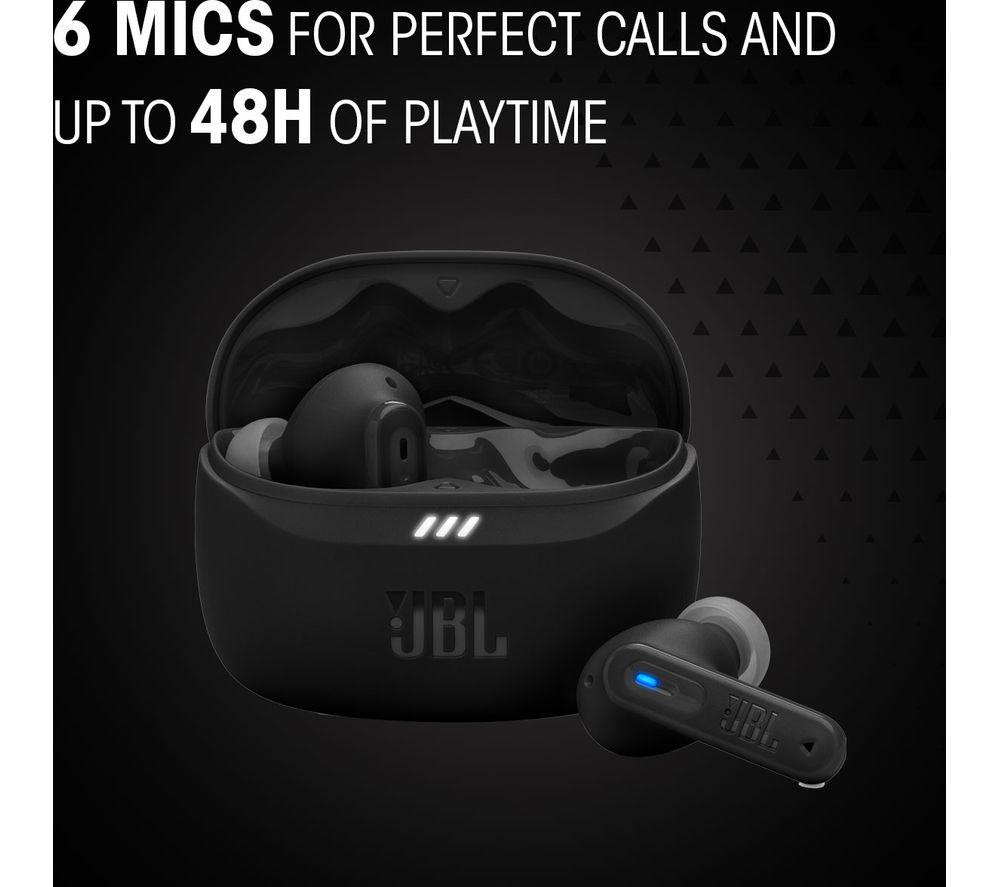 JBL Tune Beam 2 Wireless Bluetooth Noise-Cancelling Earbuds - Black