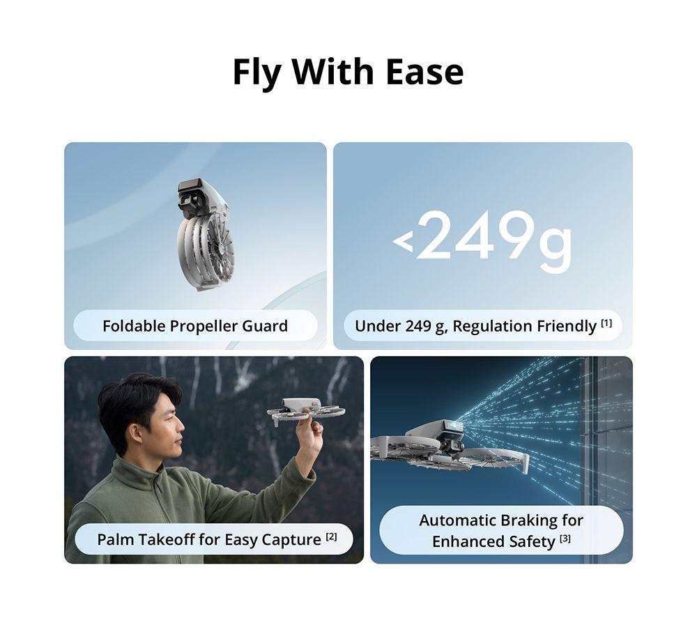 DJI Flip Fly More Combo with RC 2 Remote Controller - Grey