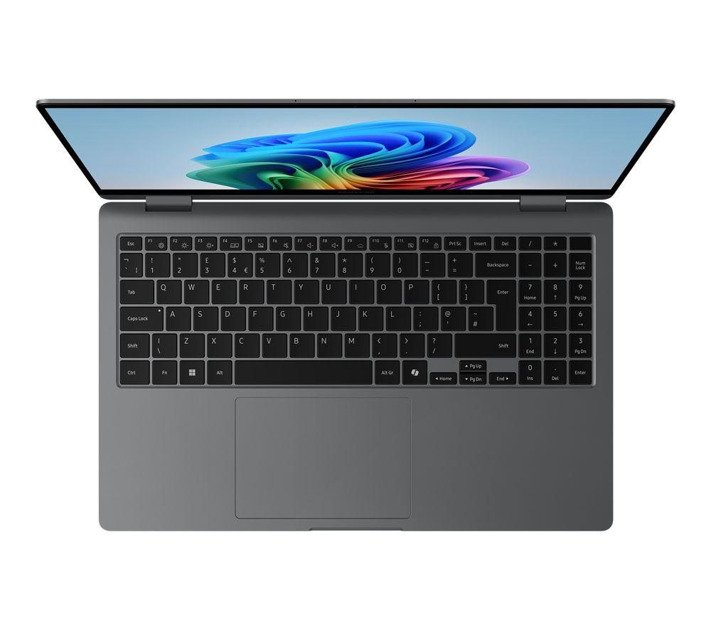 SAMSUNG Galaxy Book5 360 15.6" 2 in 1 Laptop, Copilot+ PC - Intel® Core™ Ultra 7, 512 GB SSD, Grey