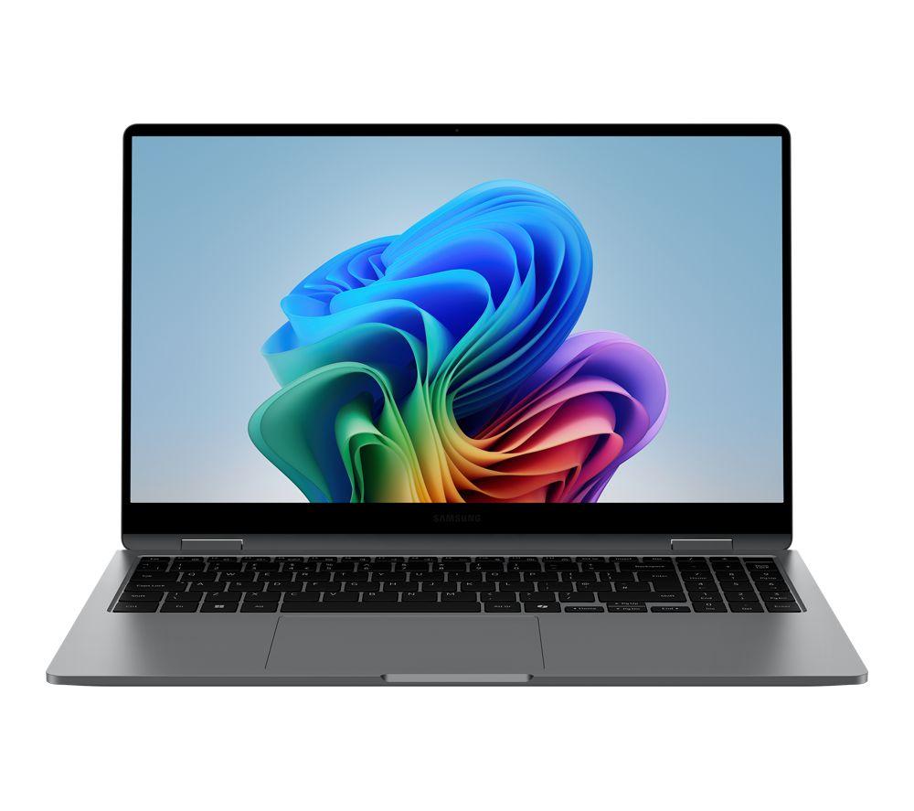 SAMSUNG Galaxy Book5 360 15.6" 2 in 1 Laptop, Copilot+ PC - Intel® Core™ Ultra 7, 512 GB SSD, Grey