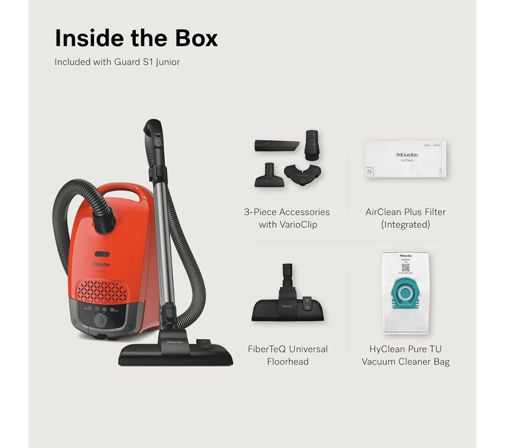 MIELE Aspiradora con bolsa cilíndrica Guard S1 Jr - Rojo Terra