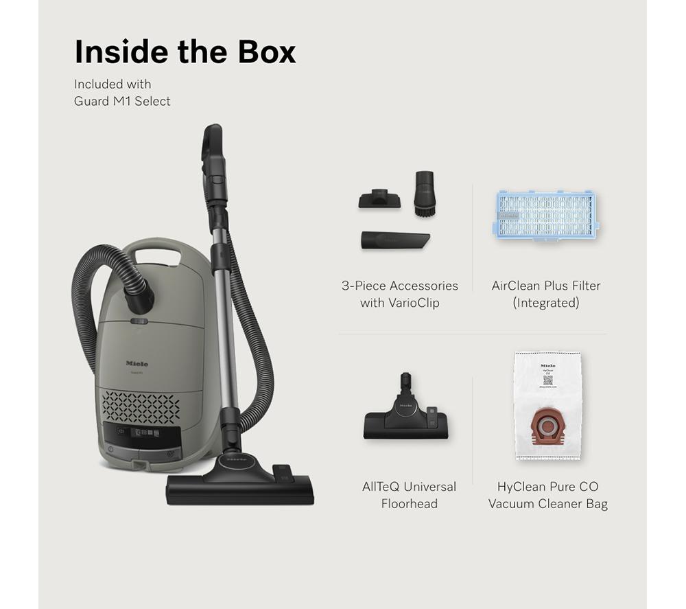 MIELE Guard M1 Select Cylinder Bagged Vacuum Cleaner - Casa Grey