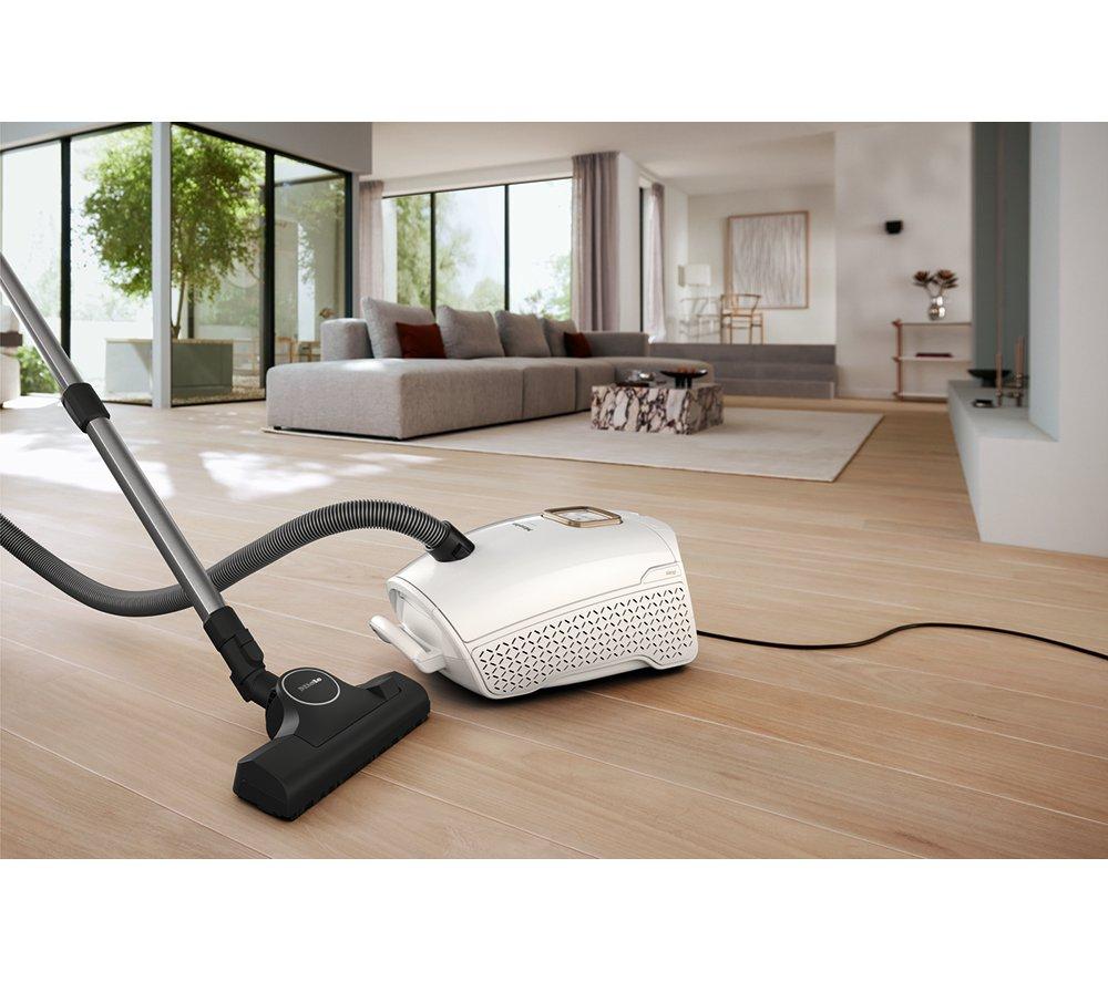 Aspiradora de cilindro con bolsa MIELE Guard L1 Allergy - Blanco