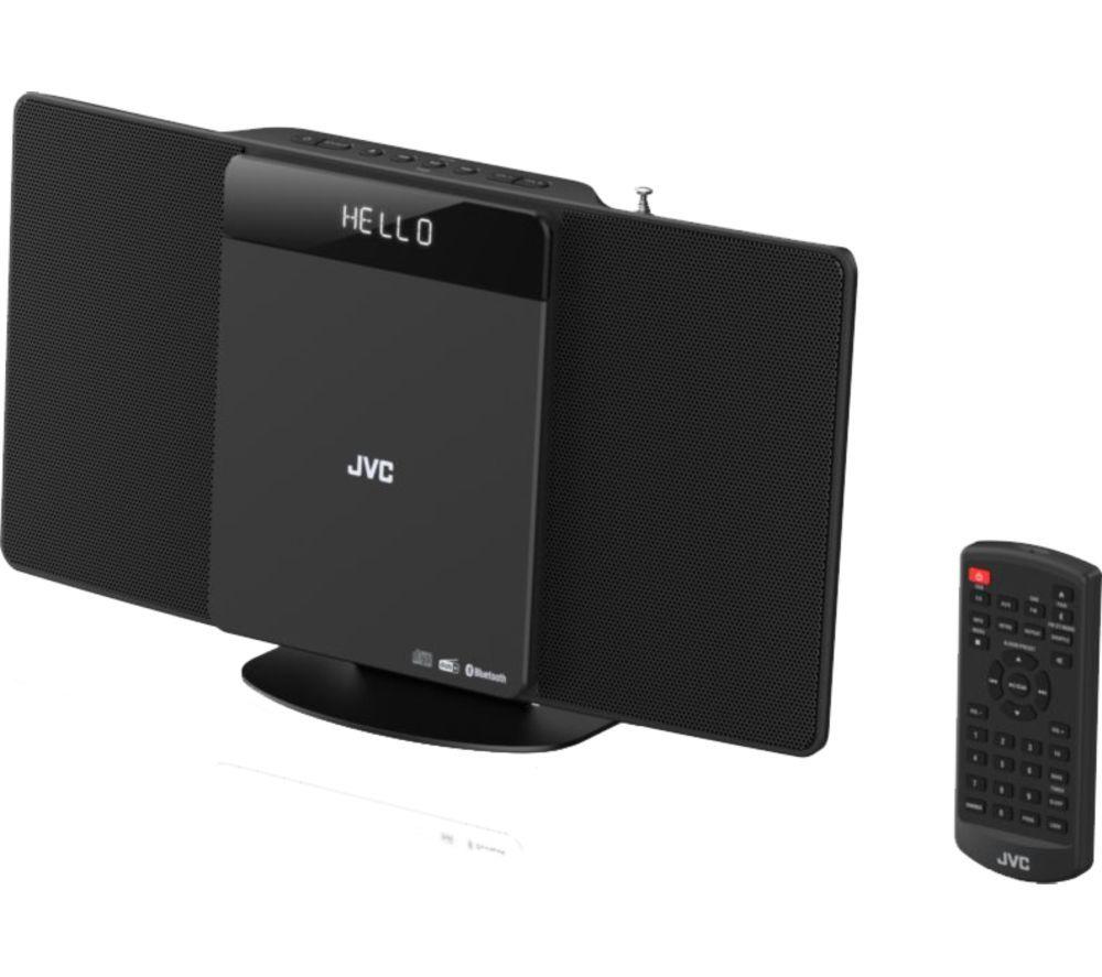 Sistema Hi-Fi de panel plano Bluetooth JVC RD-D325B - Gris oscuro