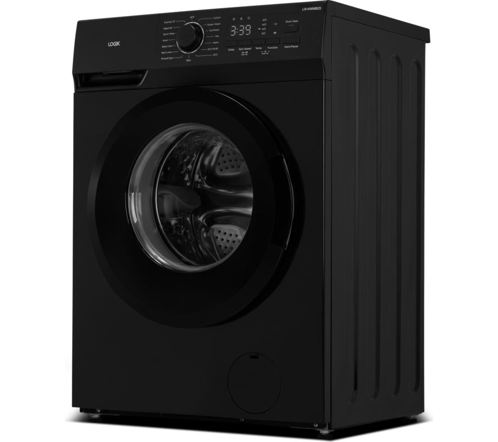 LOGIK L914WMB25 9 kg 1400 Spin Washing Machine - Black