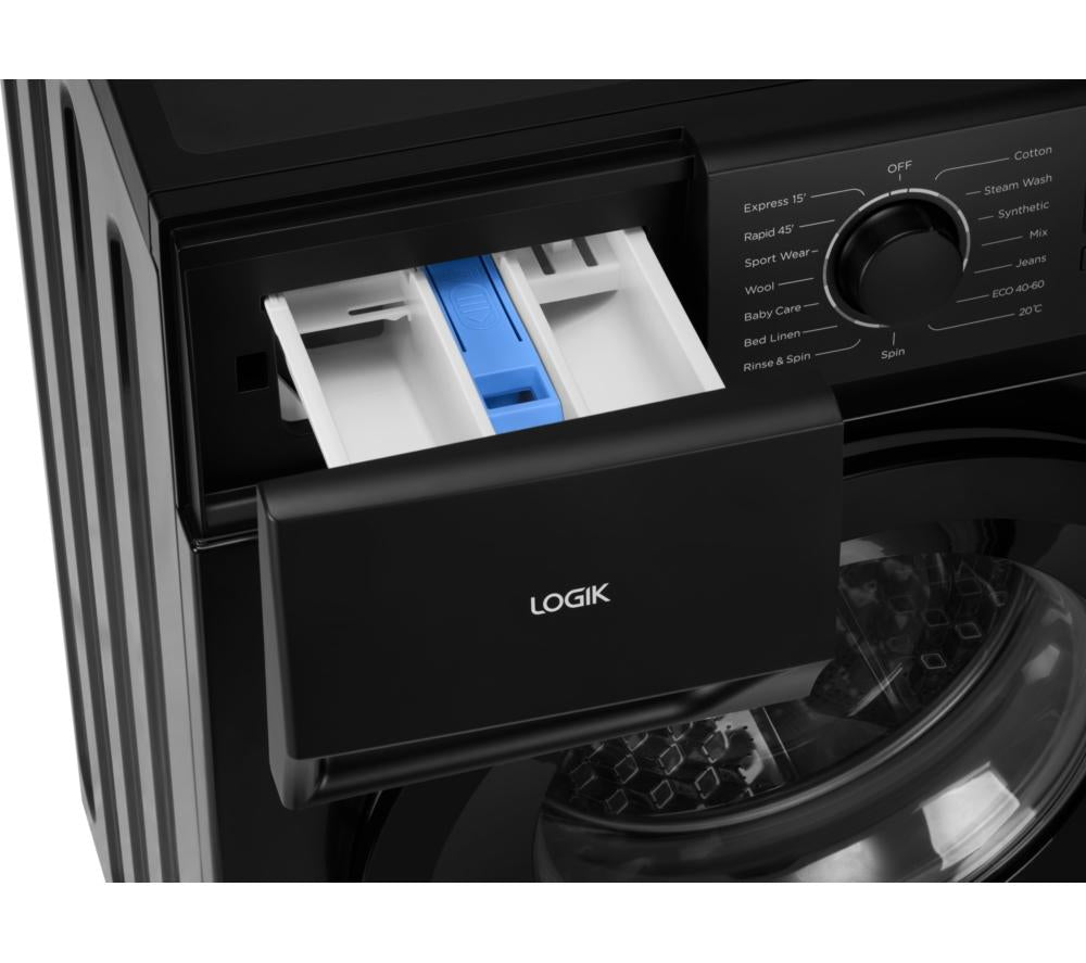 LOGIK L914WMB25 9 kg 1400 Spin Washing Machine - Black