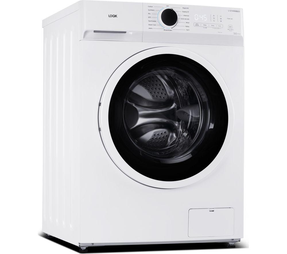 LOGIK L1214WMB25 12 kg 1400 Spin Washing Machine - White