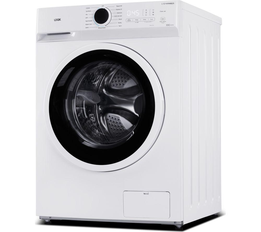 LOGIK L1214WMB25 12 kg 1400 Spin Washing Machine - White
