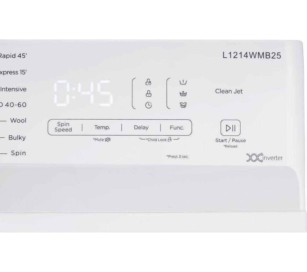 LOGIK L1214WMB25 12 kg 1400 Spin Washing Machine - White