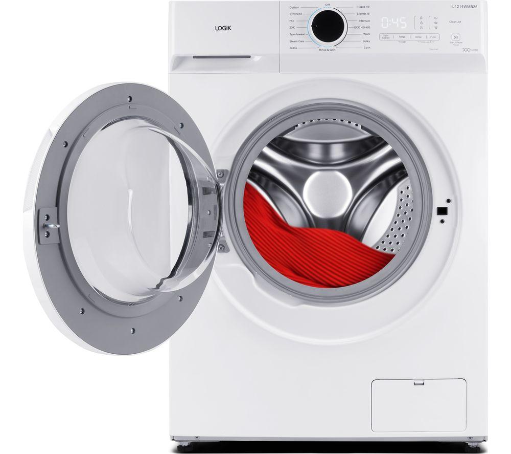 LOGIK L1214WMB25 12 kg 1400 Spin Washing Machine - White