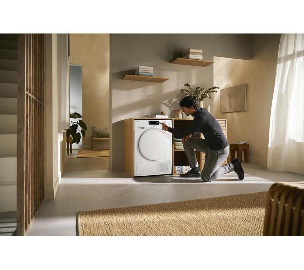 Secadora con bomba de calor MIELE Active T1 TWA520WP de 8 kg - Blanca