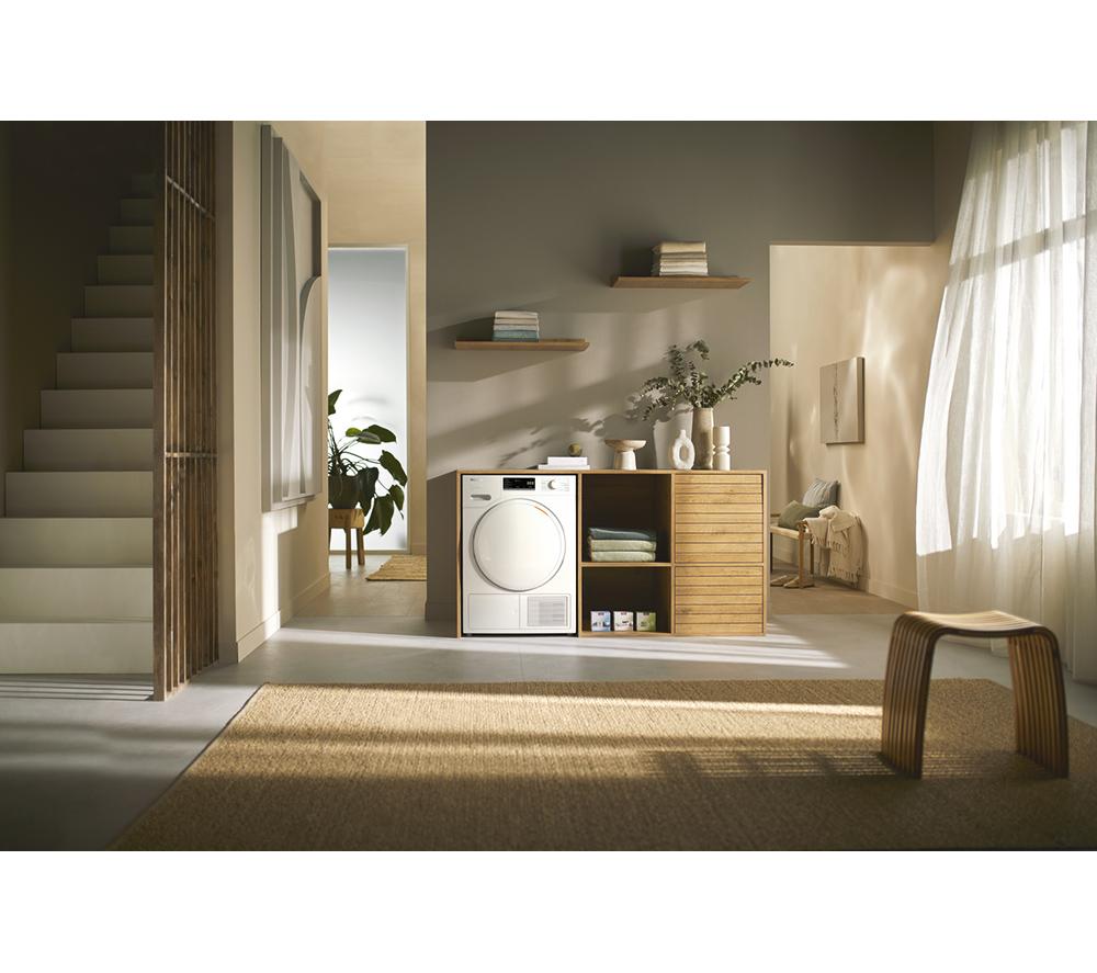 Secadora con bomba de calor MIELE Active T1 TWA520WP de 8 kg - Blanca