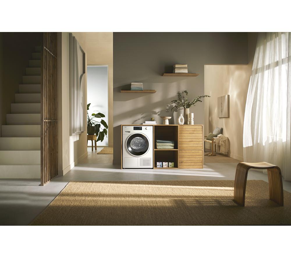 MIELE EcoSpeed T1 TWD640WP WiFi-enabled 9 kg Heat Pump Tumble Dryer - White
