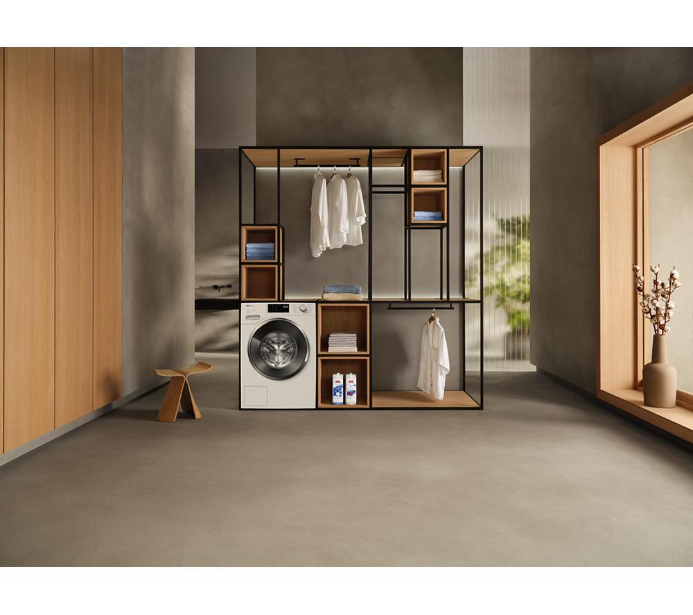 MIELE WWE380 WCS Lavadora con PowerWash y Vapor, Wi-Fi, 8 kg, 1400 rpm - Blanco Loto