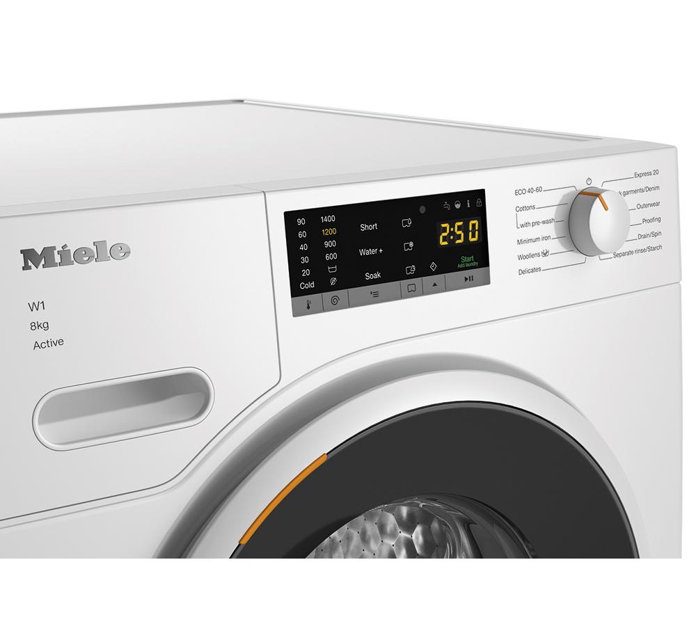 MIELE WWA120 WCS Lavadora de 8 kg y 1400 rpm - Blanco Loto