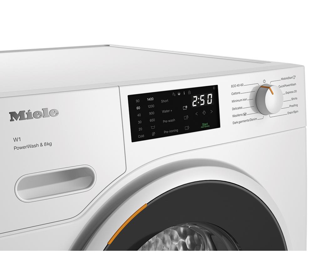 MIELE PWash WWB360 WCS Lavadora de 8 kg y 1400 rpm con WiFi - Blanco Loto