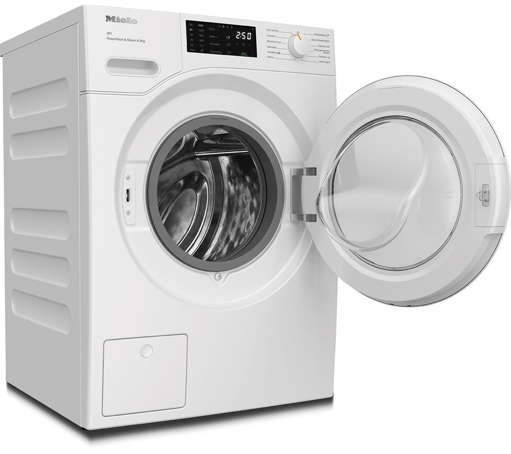 Lavadora MIELE WWD380 WCS PWash&Steam con WiFi, 9 kg, 1400 rpm - Blanco Loto