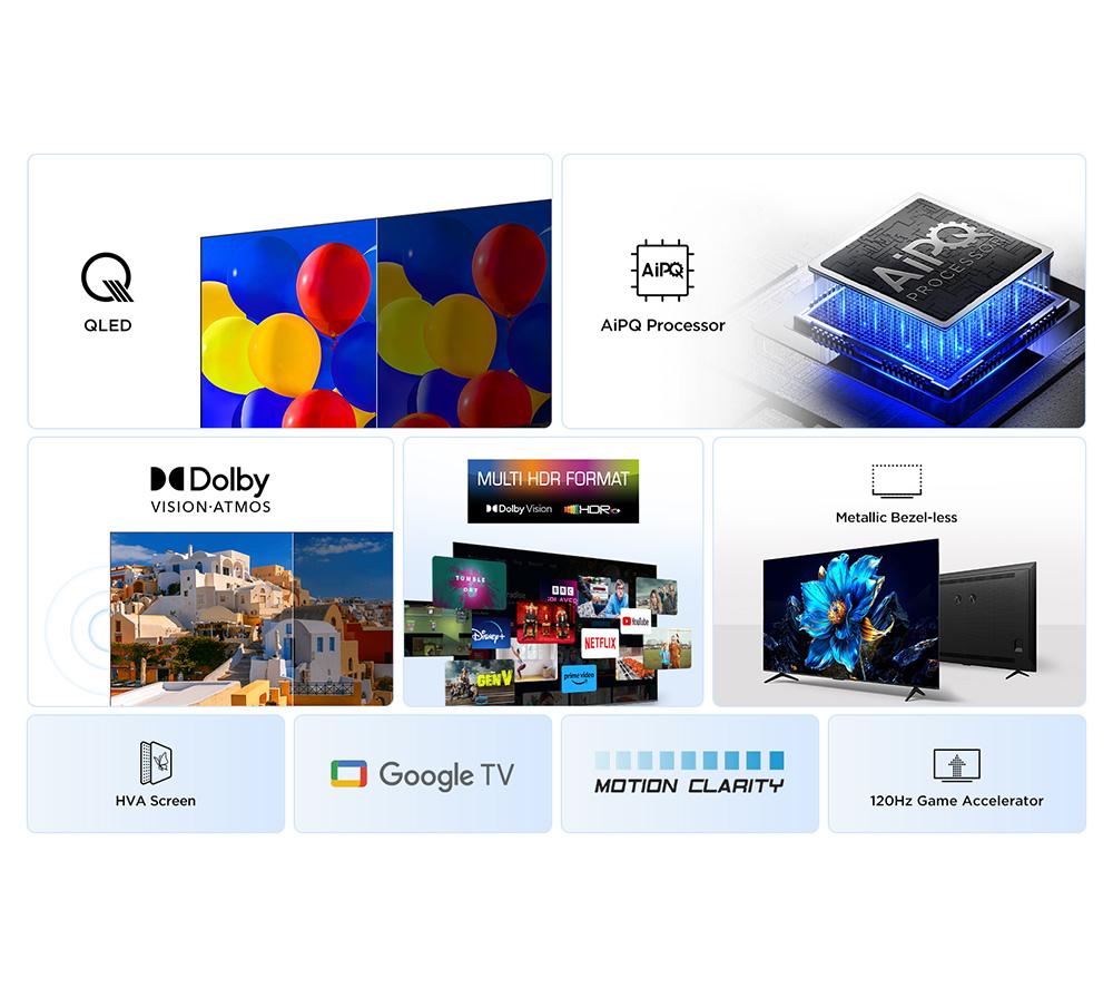 TCL 55P7K 55" Smart 4K Ultra HD HDR QLED TV