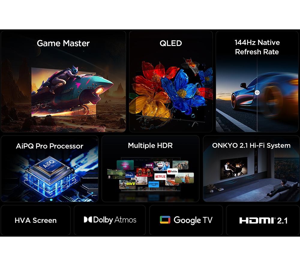 TCL 55P8K 55" Smart 4K Ultra HD HDR QLED TV