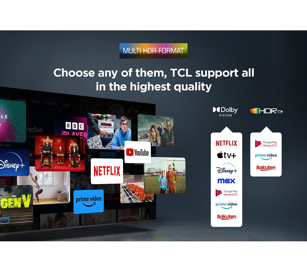 TCL 55P8K 55" Smart 4K Ultra HD HDR QLED TV