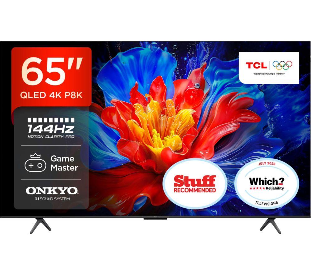 Smart TV QLED TCL 65P8K de 65" 4K Ultra HD HDR