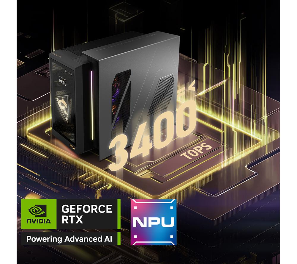 MSI MEG Vision X AI Gaming-PC - Intel® Core™ Ultra 9, RTX 5090, 2 TB SSD