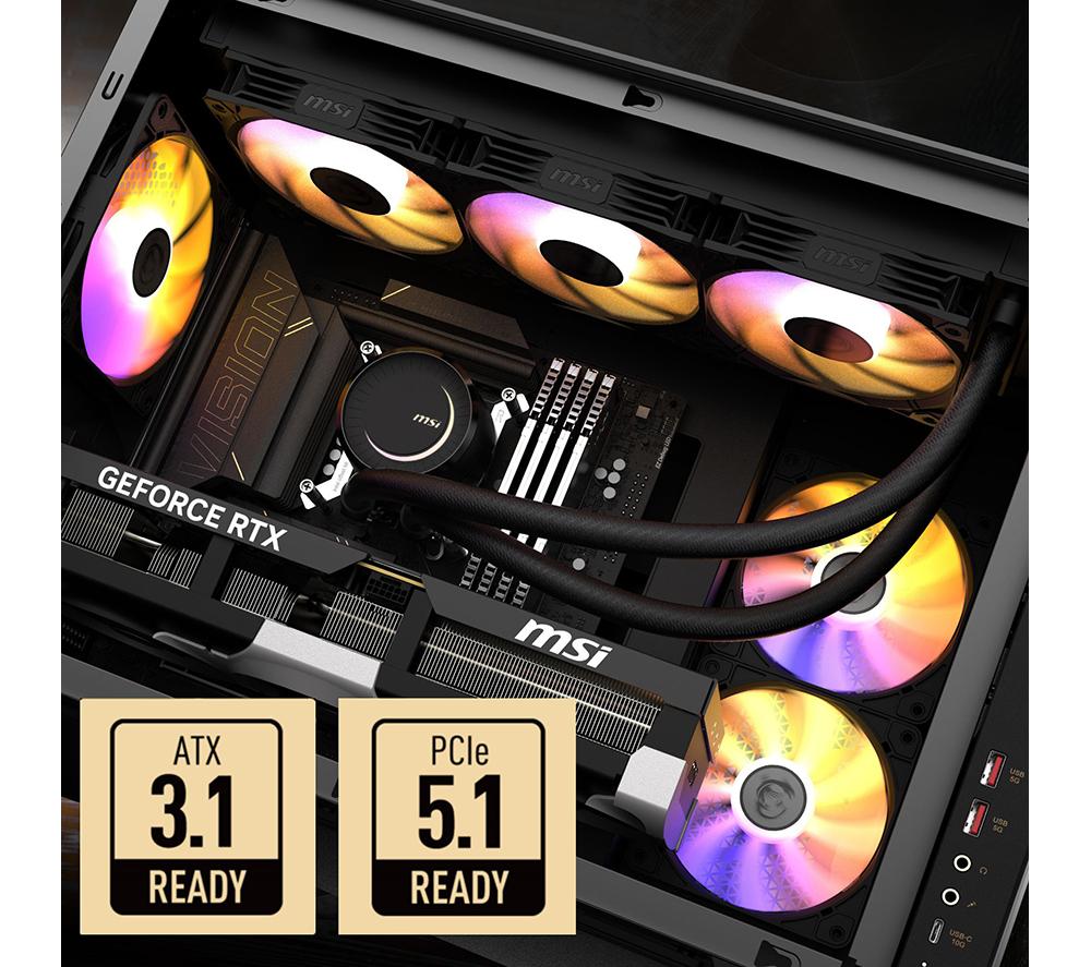 MSI MEG Vision X AI Gaming-PC - Intel® Core™ Ultra 9, RTX 5090, 2 TB SSD