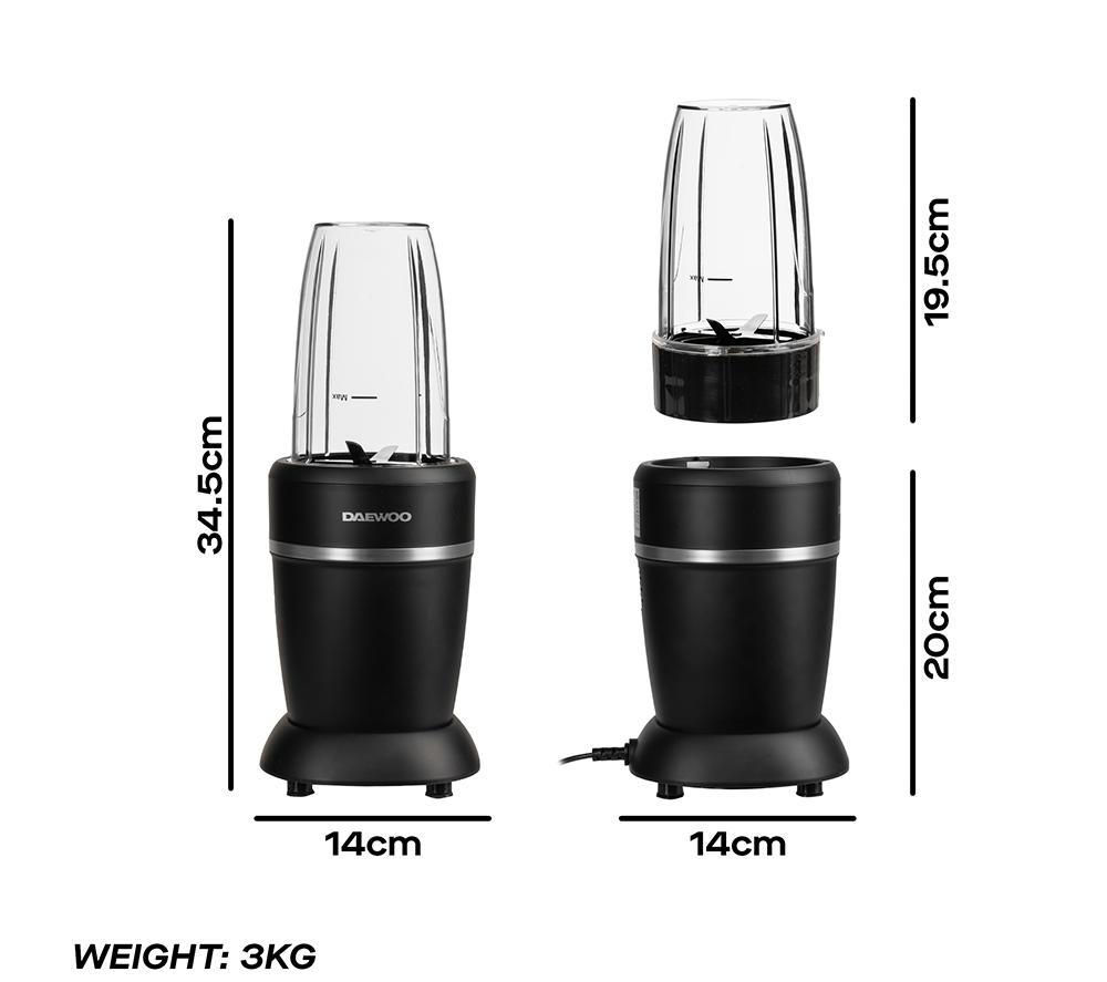 DAEWOO Samurai Ultrablend Pro SDA2782GE Standmixer - Schwarz