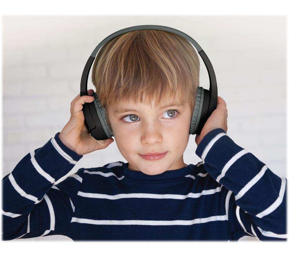 BELKIN SoundForm Mini AUD002BTBKV3 Wireless Bluetooth Kids Headphones - Black