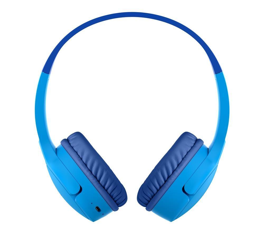 BELKIN SoundForm Mini AUD002BTBLV3 Wireless Bluetooth Kids Headphones - Blue