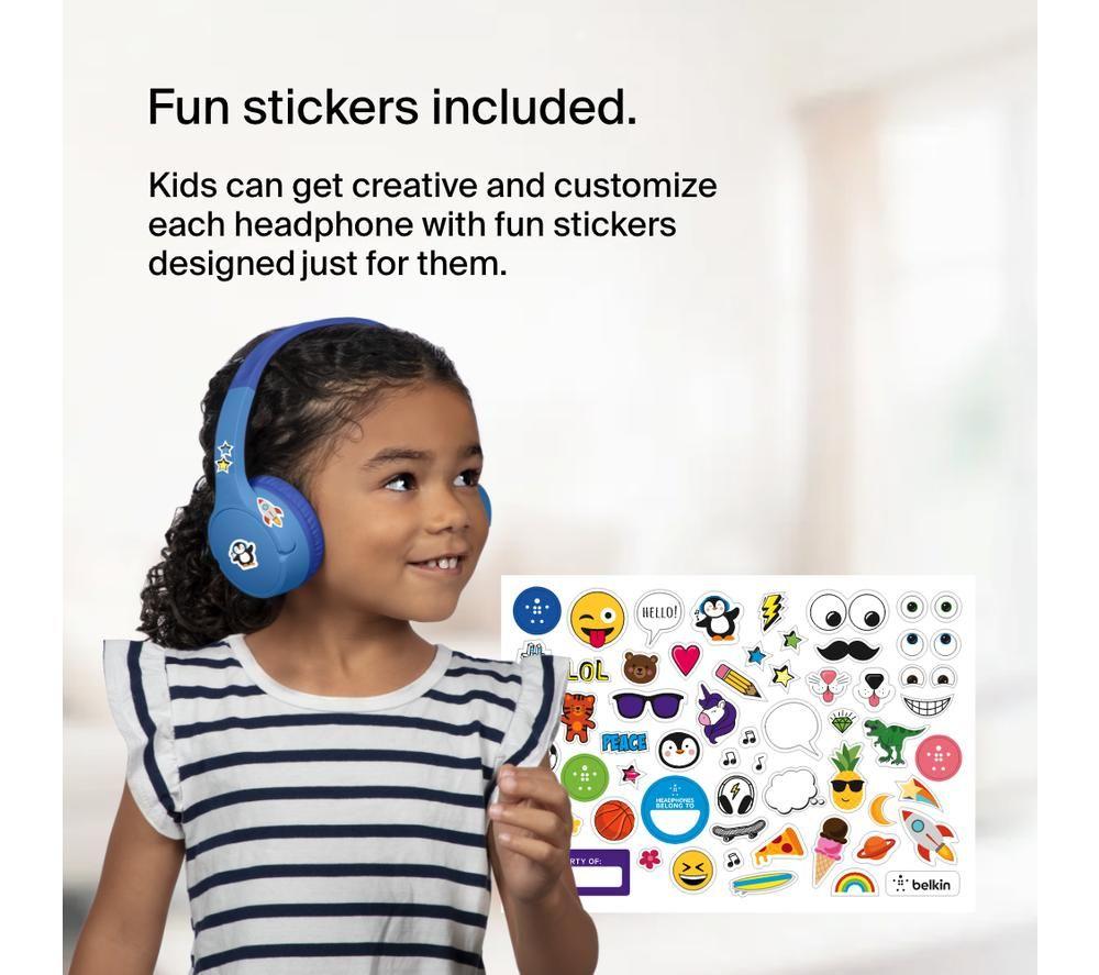 Auriculares inalámbricos Bluetooth para niños BELKIN SoundForm Mini AUD002BTBLV3 - Azul