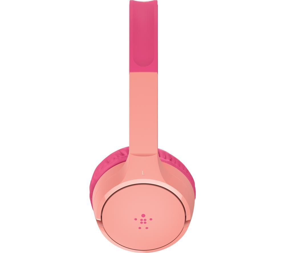 BELKIN SoundForm Mini AUD002BTPKV3 Wireless Bluetooth Kids Headphones - Pink