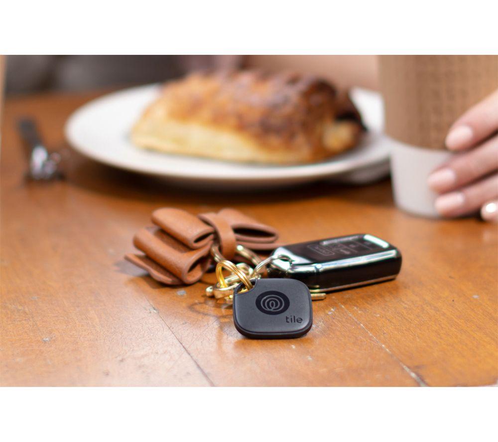 TILE Mate (2024) Bluetooth Tracker - Black, Pack of 2