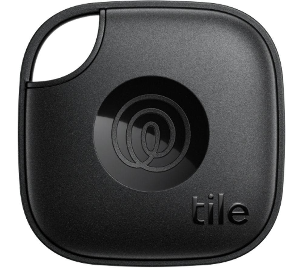 TILE Mate (2024) Bluetooth Tracker - Black, Pack of 4
