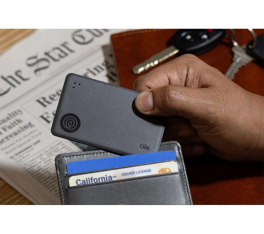 TILE Slim (2024) Bluetooth Tracker - Black