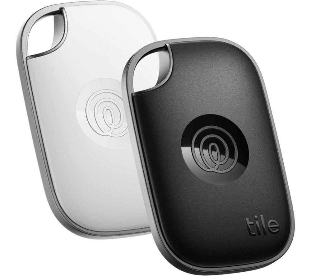 TILE Pro (2024) Bluetooth Tracker - Black & White, Pack of 2