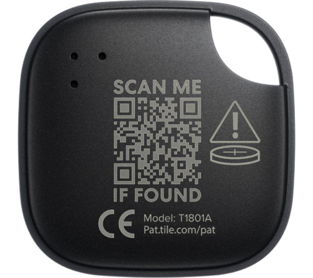 TILE Starter (2024) Mate & Slim Bluetooth Tracker Bundle - Black