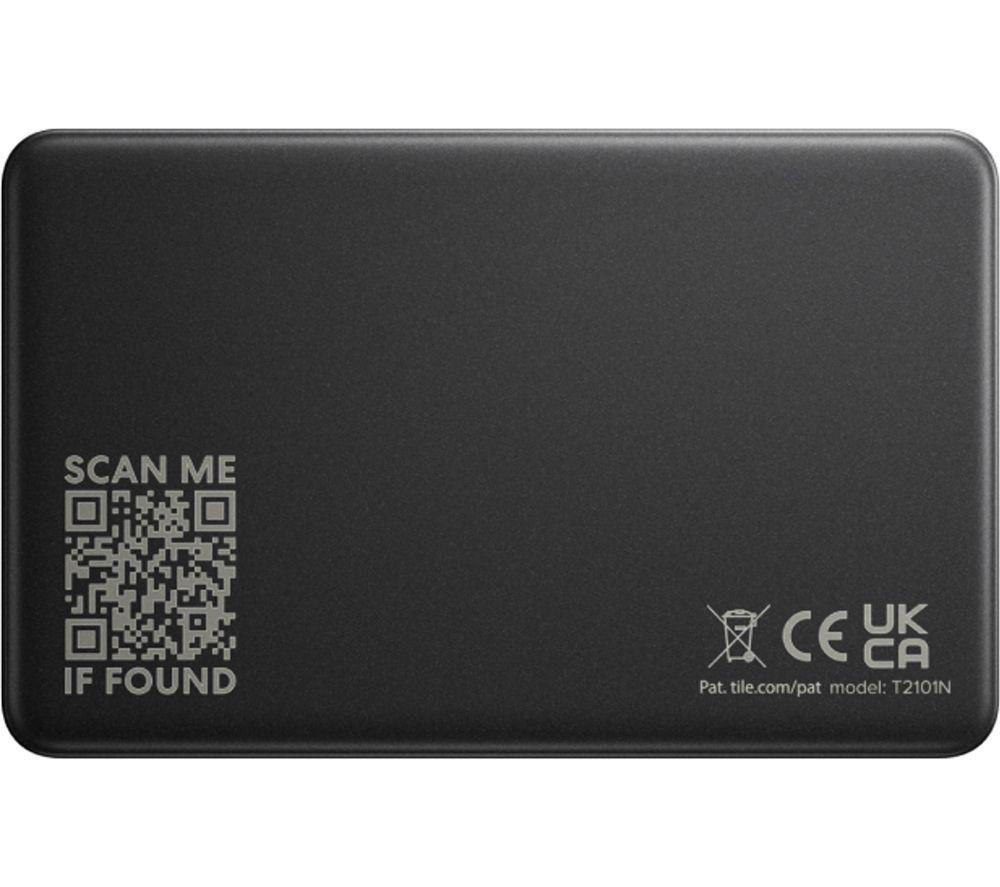 TILE Mate Essentials (2024) Bluetooth Tracker Bundle - Black, Pack of 4