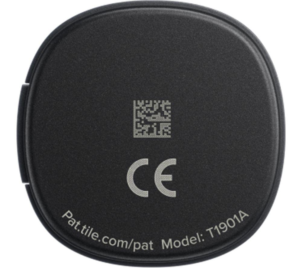 TILE Mate Essentials (2024) Bluetooth Tracker Bundle - Black, Pack of 4