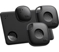 TILE Mate Essentials (2024) Bluetooth Tracker Bundle - Black, Pack of 4