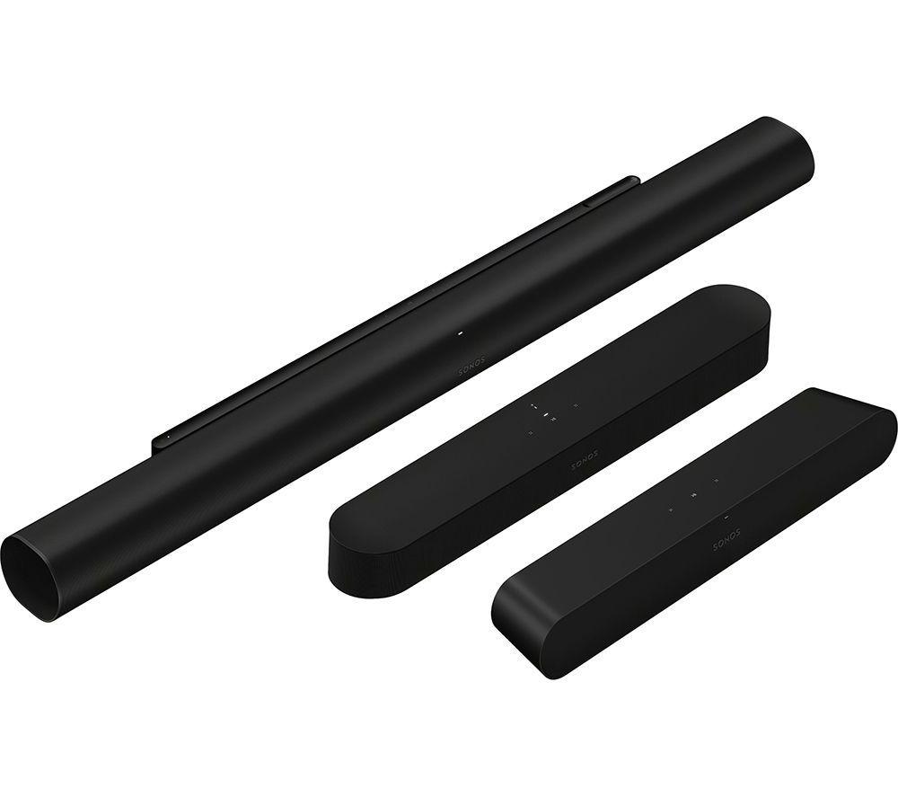 SONOS Arc Ultra Sound Bar & Sub 4 Wireless Subwoofer Bundle - Black