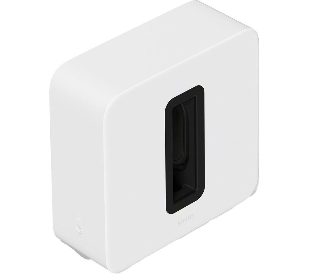 SONOS Arc Ultra Sound Bar & Sub 4 Wireless Subwoofer Bundle - White