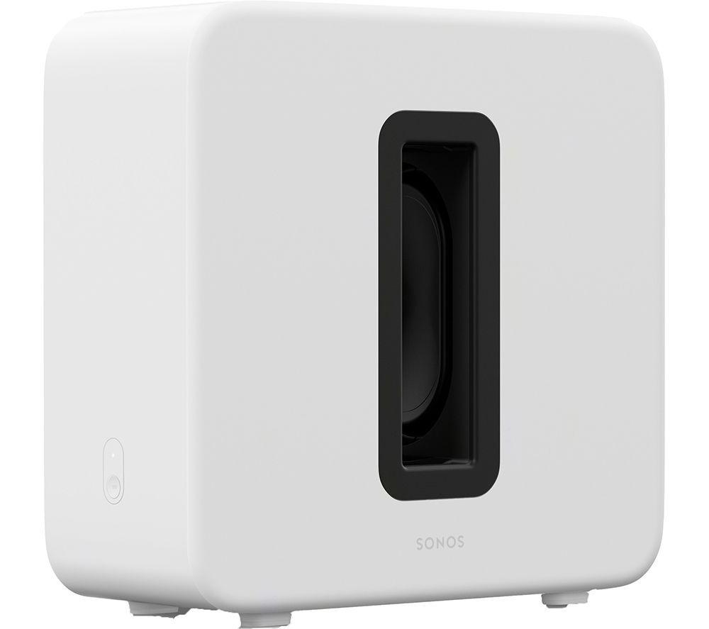SONOS Arc Ultra Sound Bar & Sub 4 Wireless Subwoofer Bundle - White