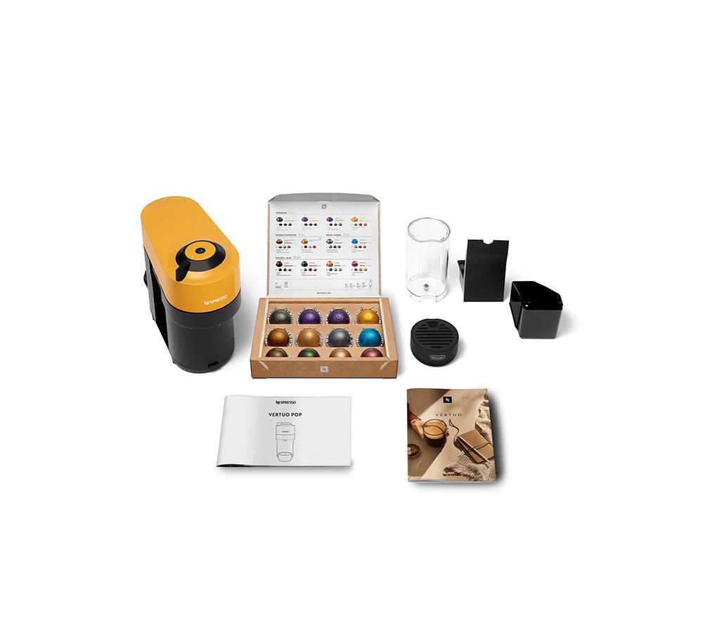 NESPRESSO by De'Longhi Vertuo Pop ENV90.Y Kaffeemaschine - Gelb