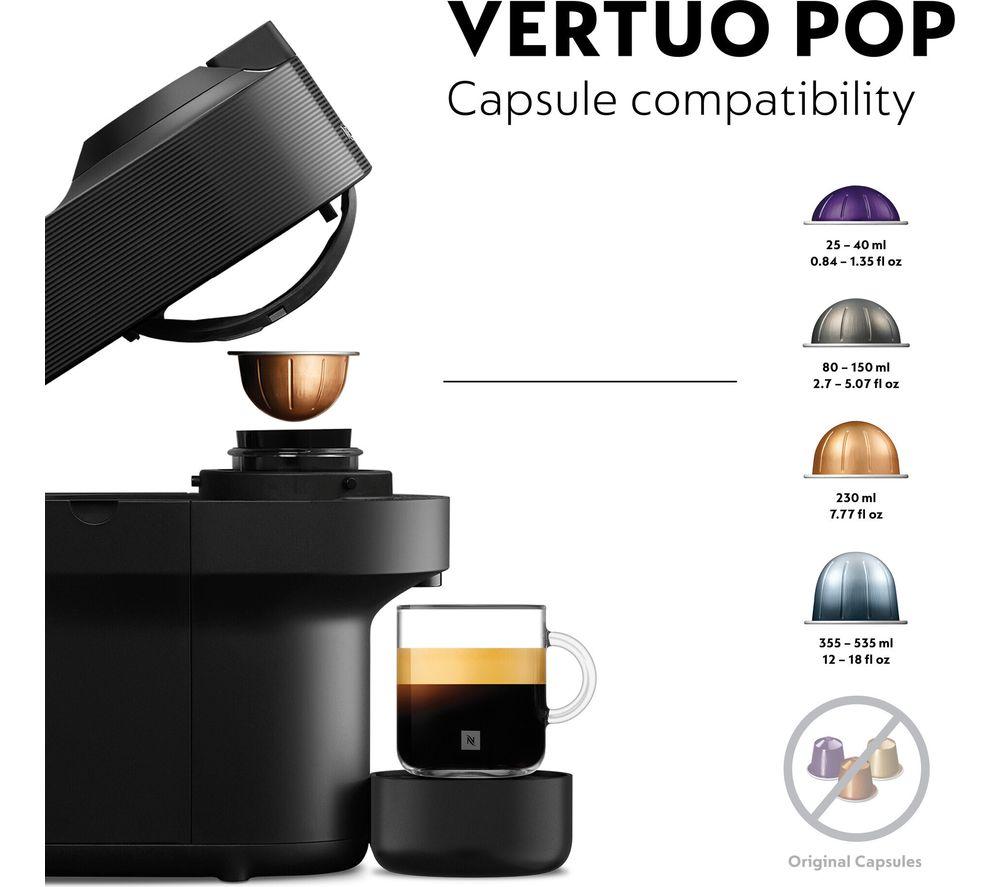 NESPRESSO by De'Longhi Vertuo Pop ENV90.B Coffee Machine - Black