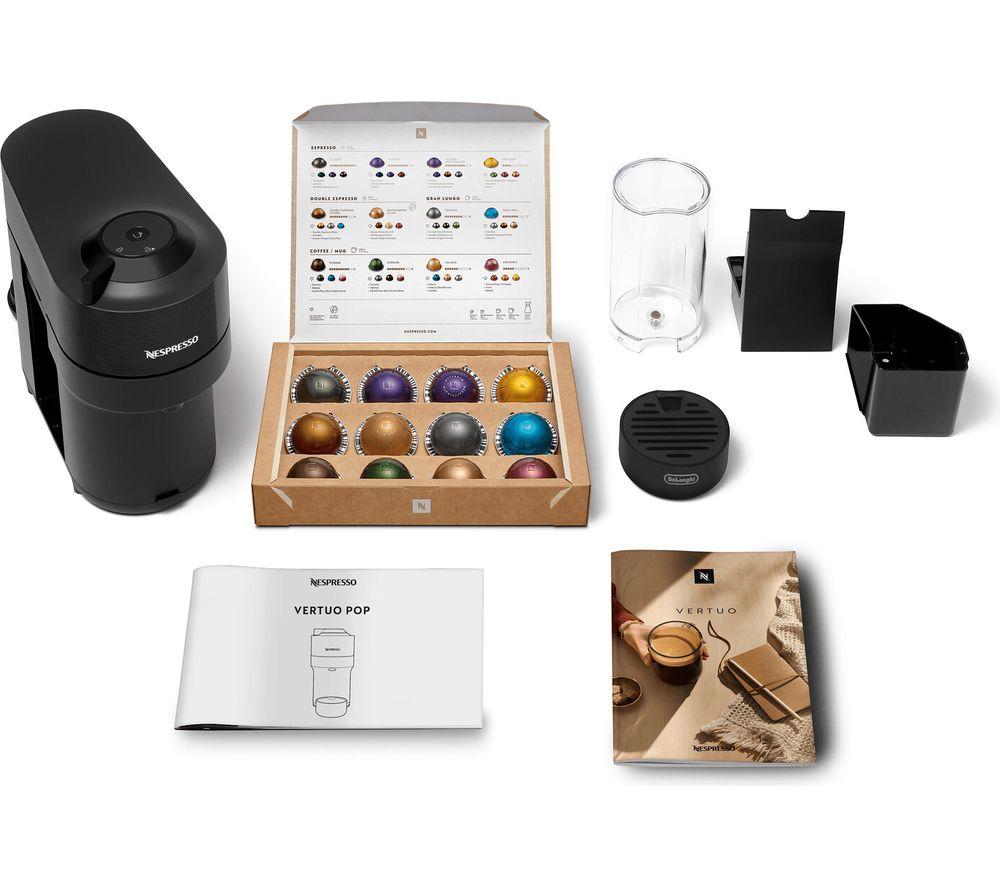 NESPRESSO by De'Longhi Vertuo Pop ENV90.B Coffee Machine - Black