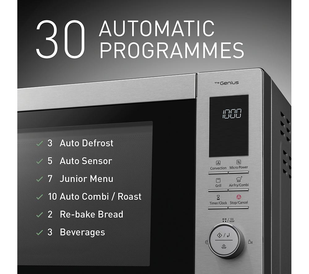 PANASONIC Horno microondas de convección 4 en 1 con freidora de aire NN-CD88QSBPQ - Acero inoxidable