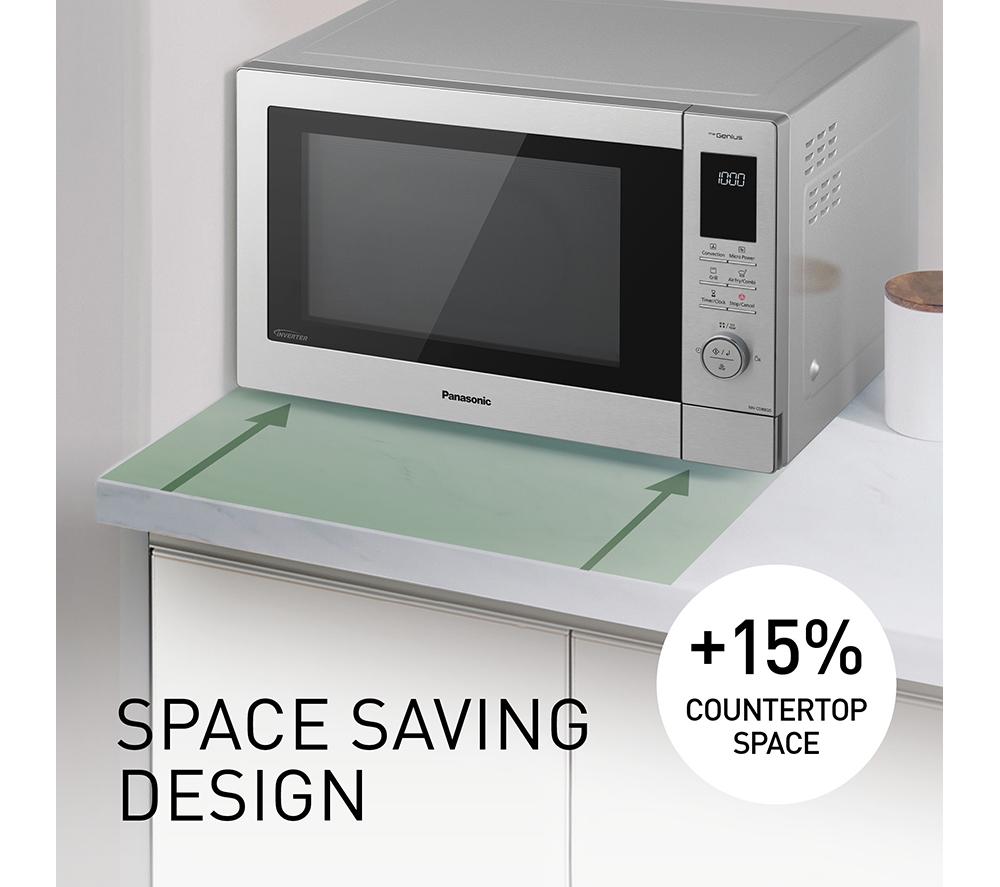 PANASONIC Horno microondas de convección 4 en 1 con freidora de aire NN-CD88QSBPQ - Acero inoxidable