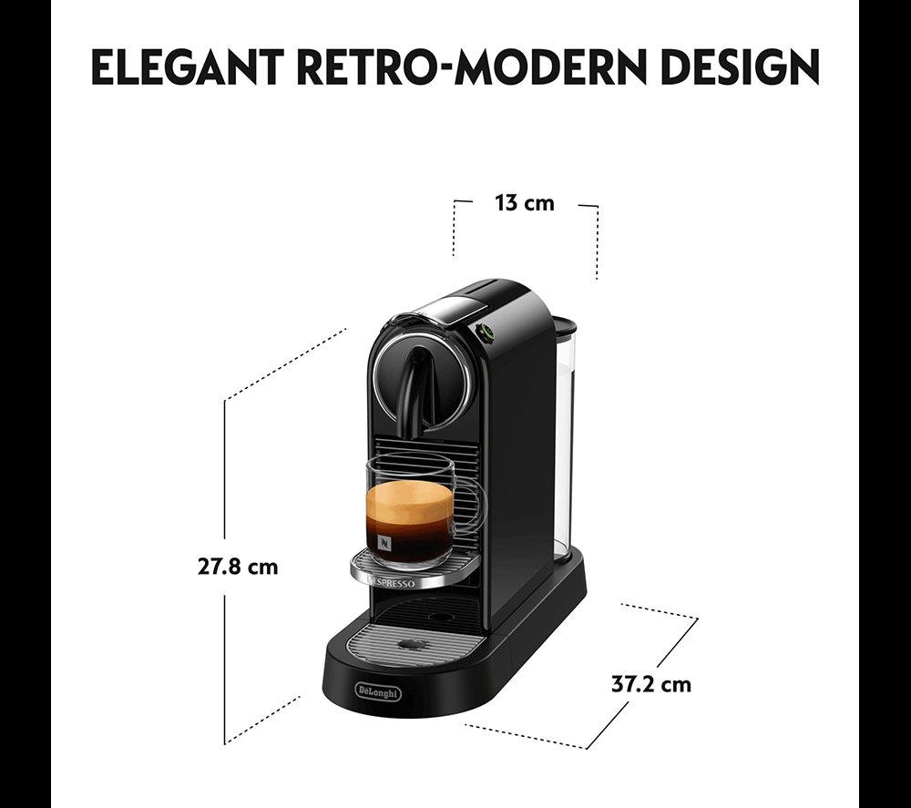 Nespresso by De'Longhi Citiz EN167.B Kaffeemaschine – Schwarz