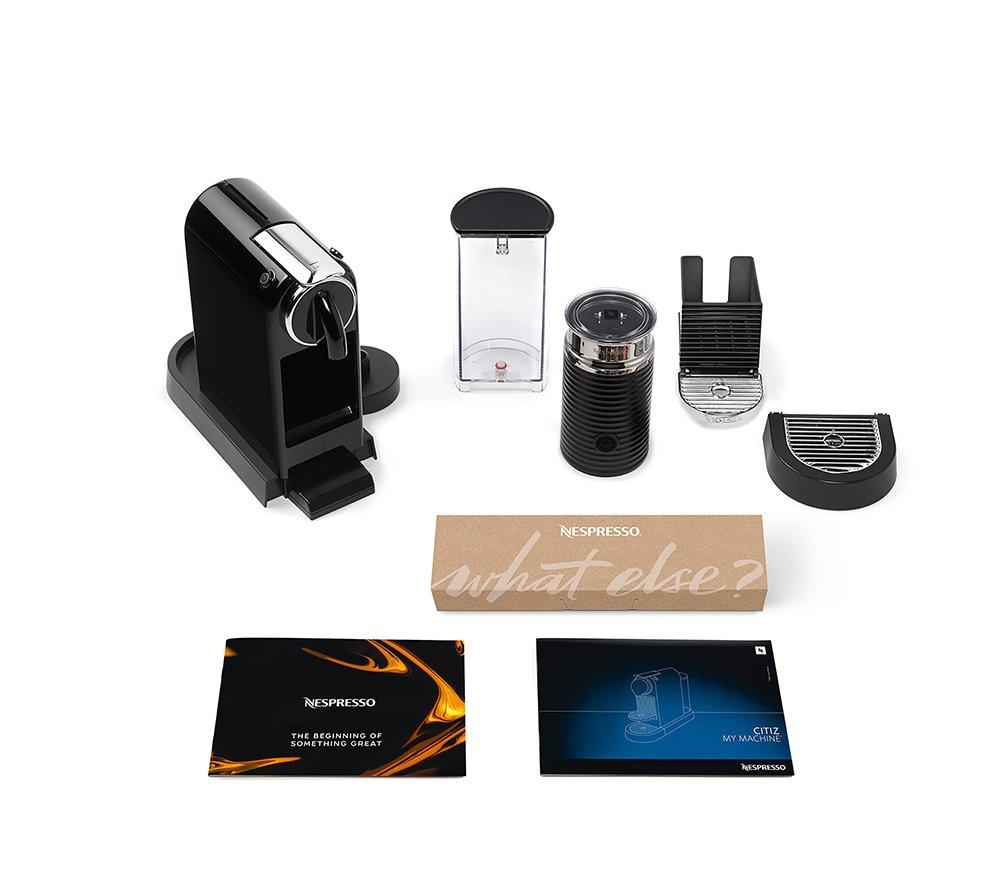 Cafetera NESPRESSO by De'Longhi Citiz con espumador de leche EN267.BAE – Negra